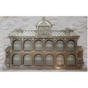 NIB Vintage School House Picture  / Photo Frame Metal